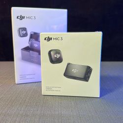 DJI Mic 3 Compact Wireless Microphone System/Recorder for Camera & Smartphone
