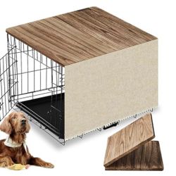Dog Crate Topper Wood for 36 Inch Cages (Dog Crate Not Include)