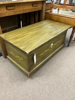 Old Green Storage Chest