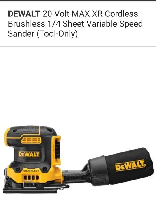 Dewalt Sander