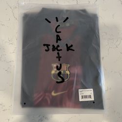 Travis Scott X Barcelona jersey Retro 