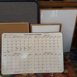 White Boards / Peg Boards  ($0)
