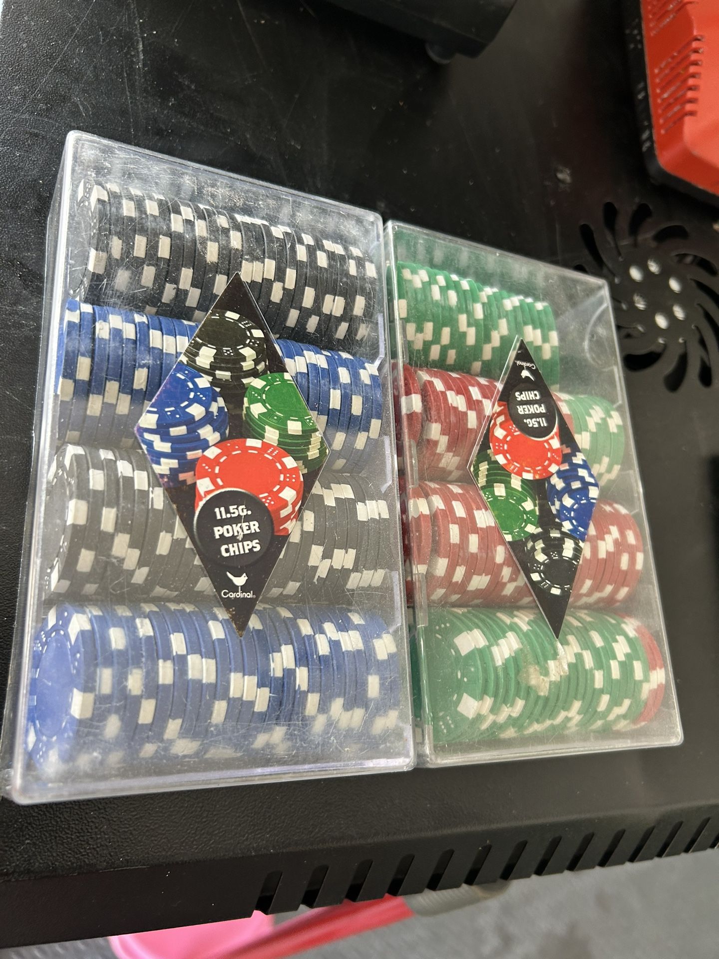 Poker chips for sale two cases