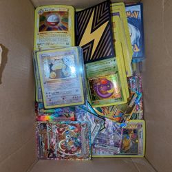 Box Of Pokemon Fan Made Custom Pokemon Cards For Gifts Playing Pokemon And Collecting *FIRM PRICE* Over 40 Cards First Edition Umbreon EX SIR IR