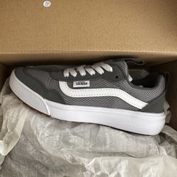 Size 2 - NEW Vans Range Exp Mesh Frost Grey/White Sneakers