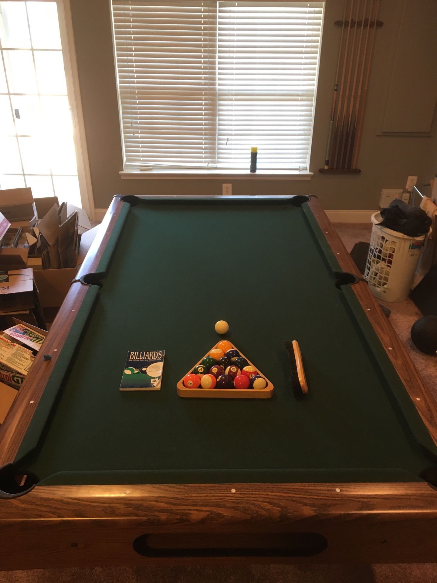 Kasson 8’ 3 slab slate pool table