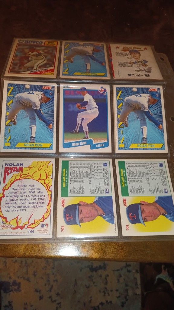 Nolan Ryan baseball card bundle (34 cards)