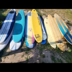 Surfboards 8ft To 9ft 6 Long Boards $100 To $350