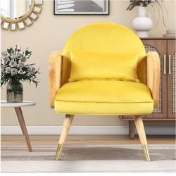 Decorative rattan chairs with metal legs,