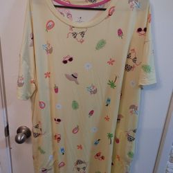 NEW- L/xl Nightgown/sleepshirt