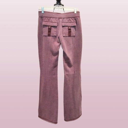 Vintage VICTORIA'S SECRET "Plush N' Lush" Fleece Form-Fitting Low-Rise Flare Pants