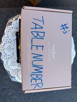Table Numbers