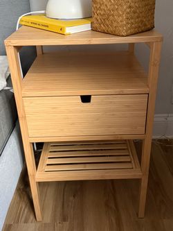 Bamboo nightstand