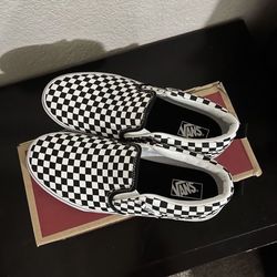 Boys Checkered Vans
