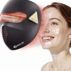 SOBETUAR 4D Spectrum Mask Maker Facial Light Therapy Silicone Mask Black