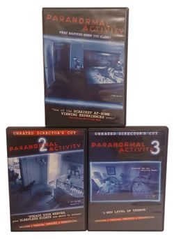 Paranormal Activity Three-Movie Collection DVD Set - Unrated & Theatrical