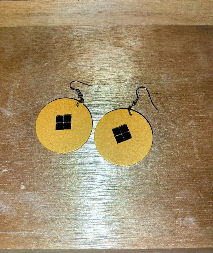 Wood Earrings 