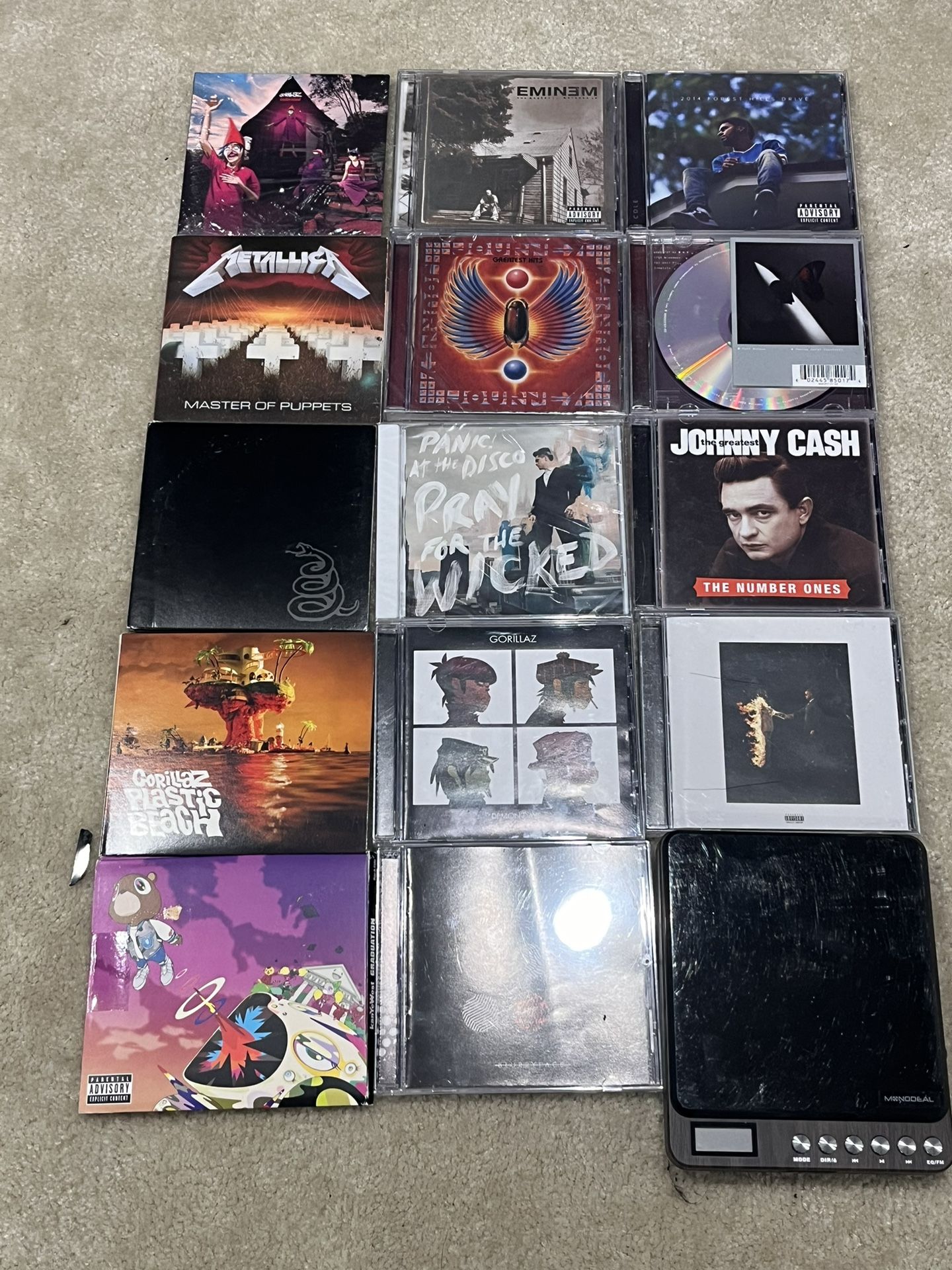 14 CDS + CD player