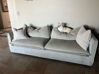 West elm sofa + chaise lounge