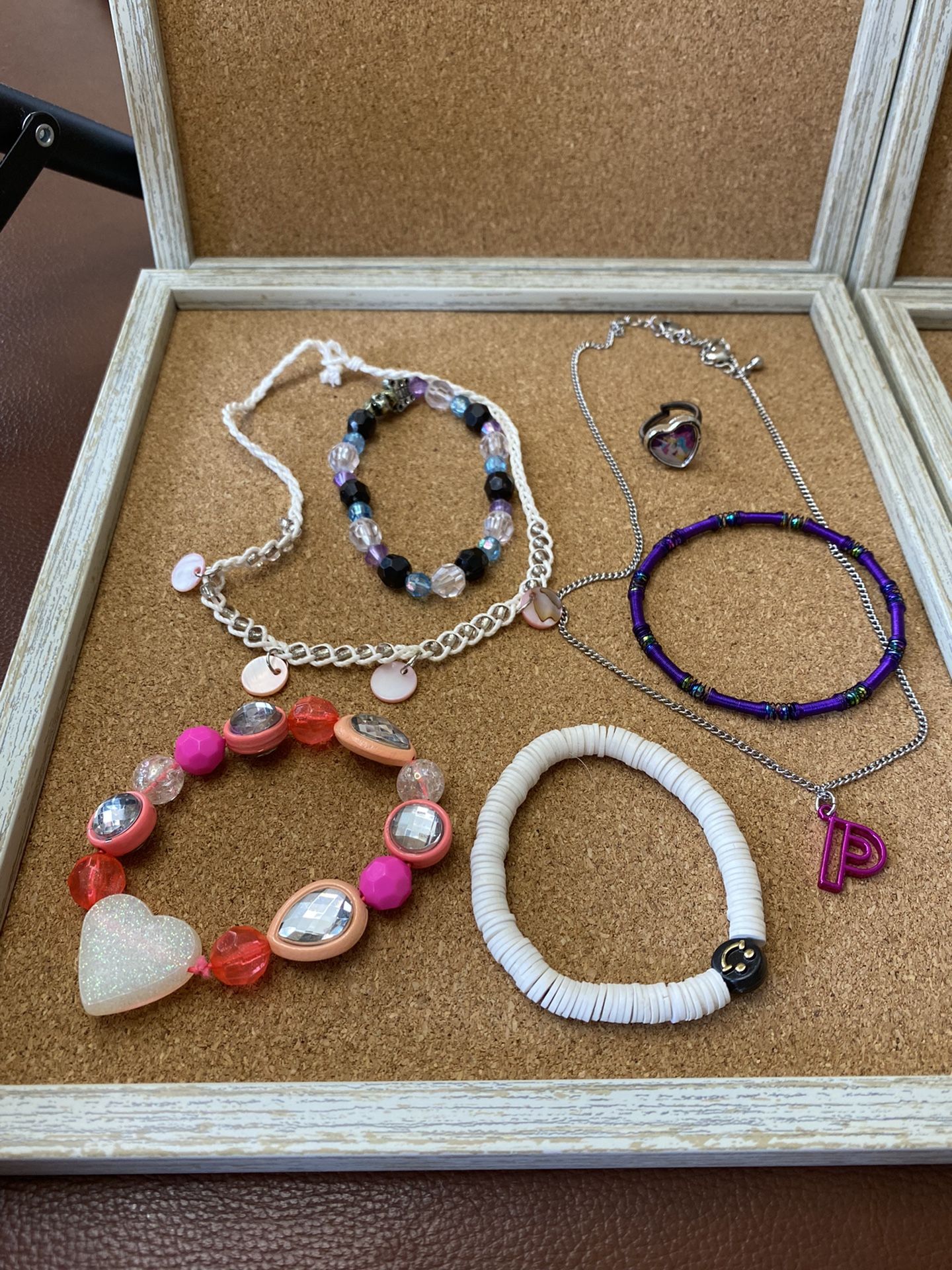 7 Piece Little Girls Jewelry Lot 