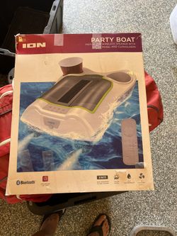 Ion motorized boat speaker