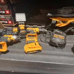 Dewalt 20v Drills and Light