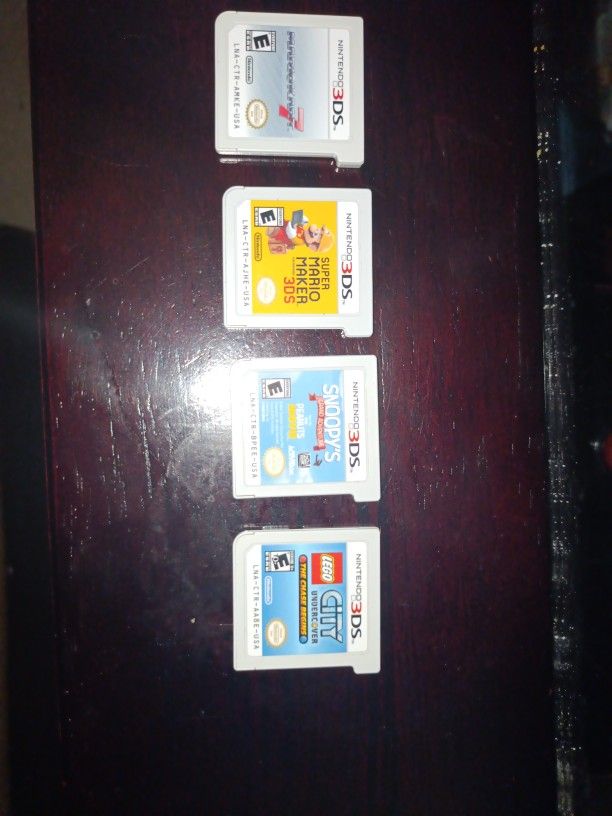 4 Nintendo 3DS games