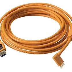 Pro USB 3.0 to Micro-B Right Angle Cable | for Fast Transfer and Connection Between Camera and Compu