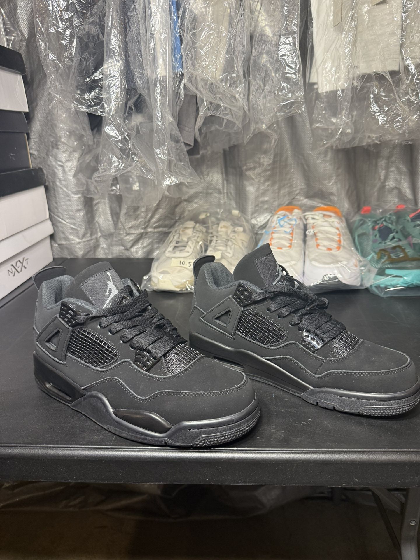 Size 10 Retro 4 Jordan’s Brand New Black Cats