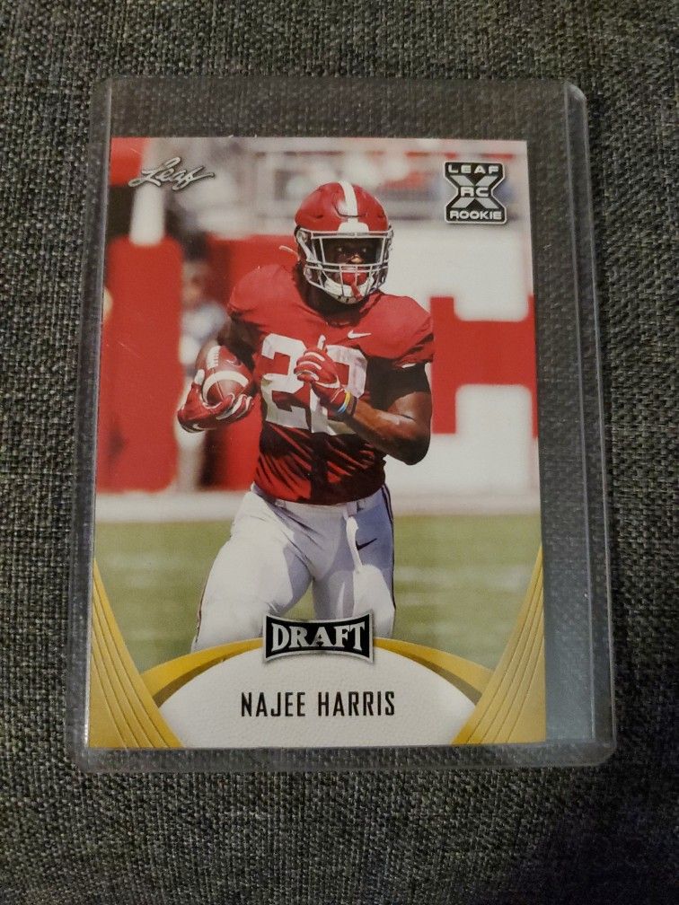 Najee Harris Gold Leaf Rookie Card