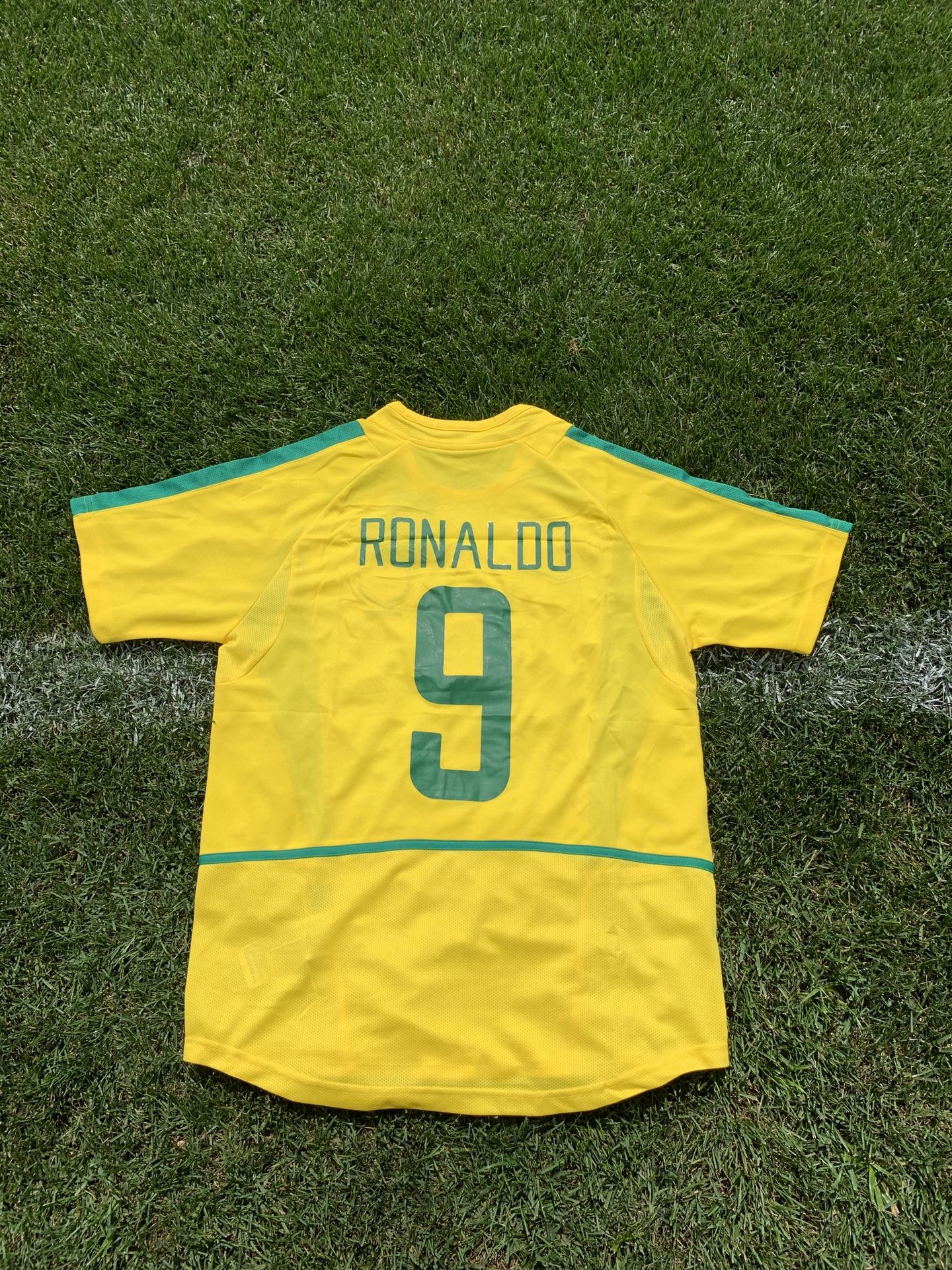 Ronaldo Brazil soccer jersey World Cup 2002 R9