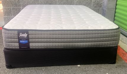 Queen Size Sealy Posturpedic Mattress- Box Spring & Bed Frame Optional