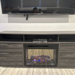 Tv Stand With Electric Fireplace 