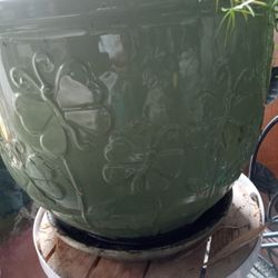 11"H Ceramic Planter/Pot 