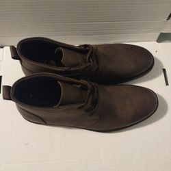 NWOT Mens Perry Ellis Brown Boots Size 9