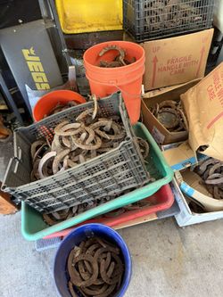 Used horseshoes