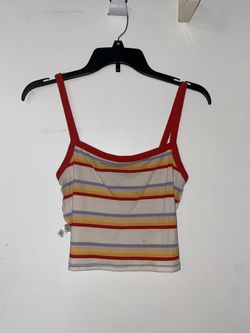 Colored Crop Tank Top Size Medium 