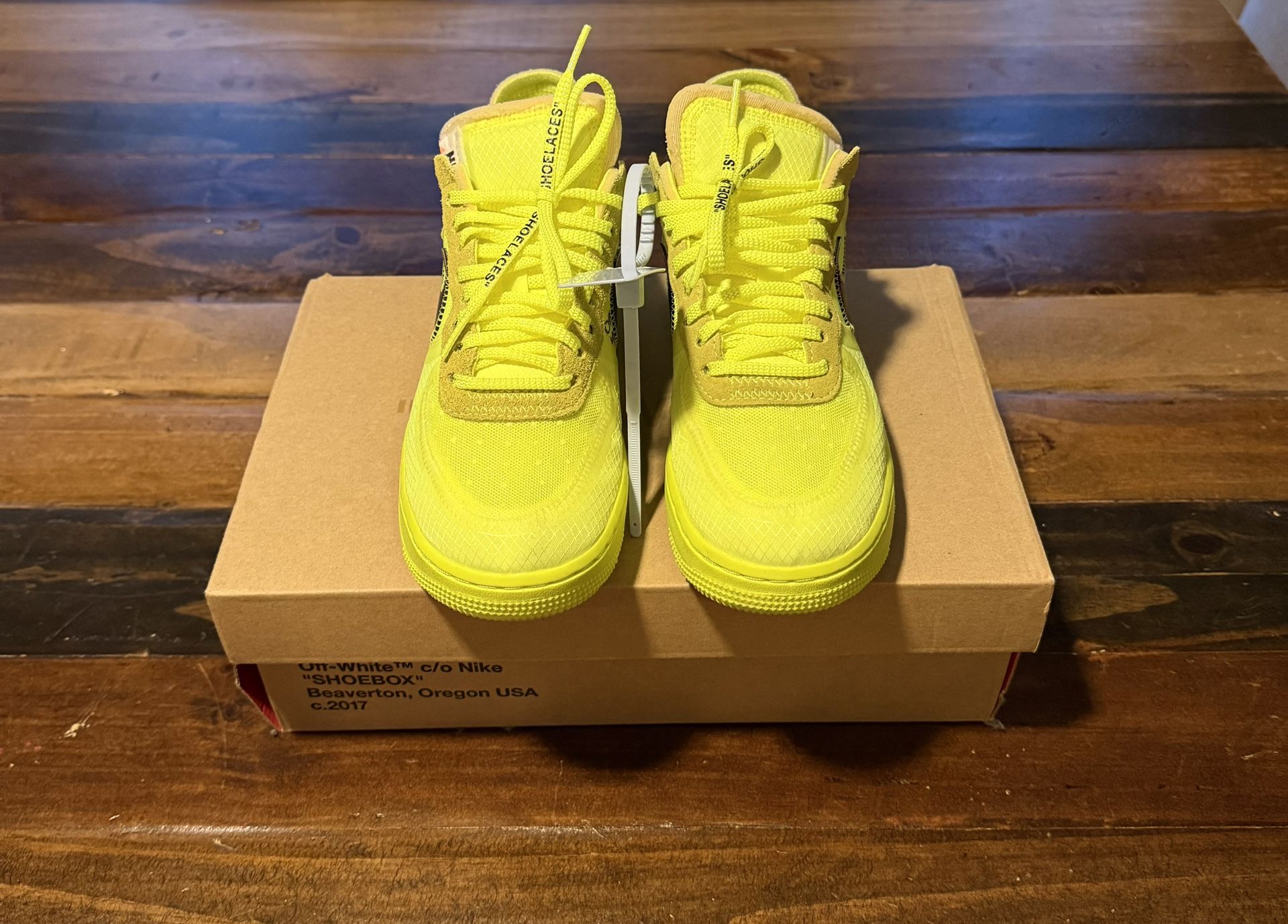 Yellow Size Nike Air Force Size Nike Air Force Low “OFF WHITE Volt