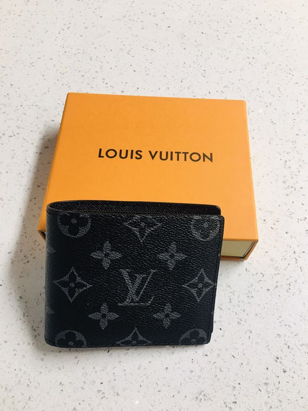 Louis Vuitton LV Mens Multiple flower black Damier Wallet for Sale in ...