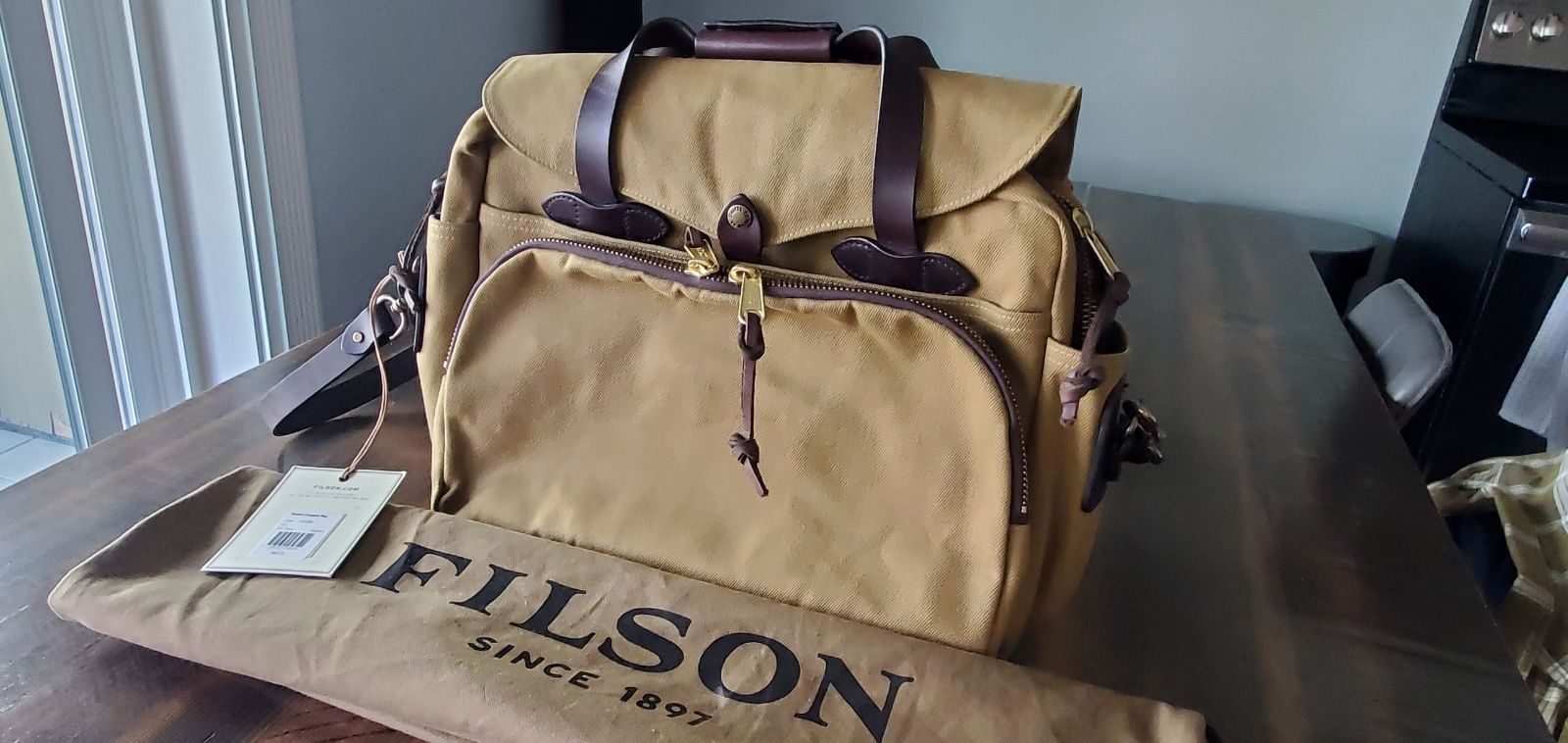 filson rugged twill computer laptop bag NEW