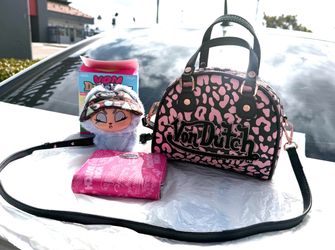 Von Dutch bag, wallet & charm