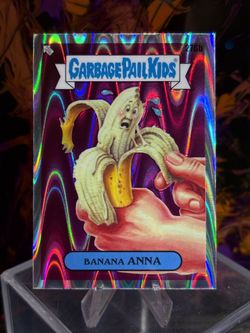 Garbage Pail Kids Banana Anna 276b Drool Refractor Card
