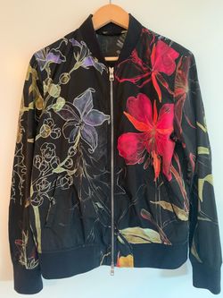 Alexander McQueen Floral Bomber Jacket