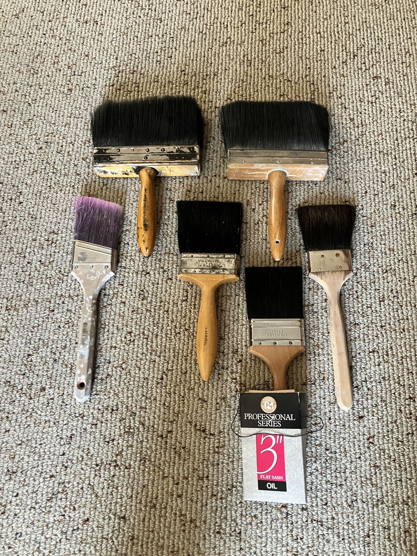 Set Of 6 Paint Brushes