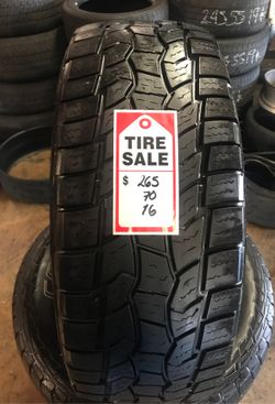 265/70/16 COOPER ADVENTURER A/T $225.00