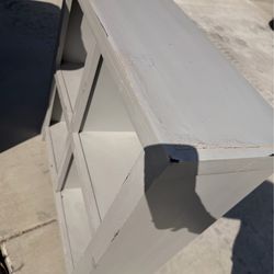 Distressed book shelf