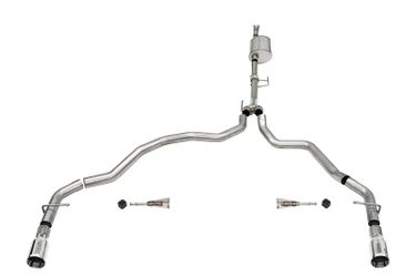 Corsa Performance Sport 3.0 in Cat-Back Dual Rear Exit | 2021-24 Ford F-150 3.5T EcoBoost