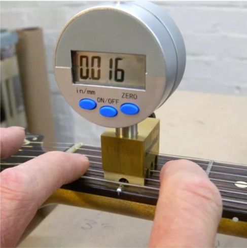StewMac 12203 & 12206 Digital Nut Slotting Gauge Set - Luthier Guitar Repair Tools
