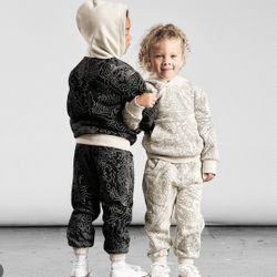 Little Bipsy Ski Resort Collection Hoodie and Jogger - Black (size 10Y) 