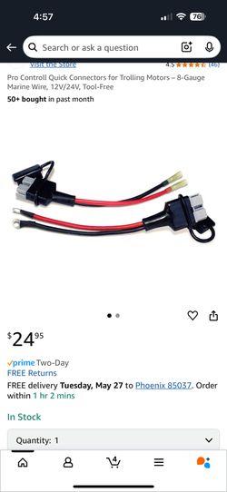 Trolling Motor Quick connect